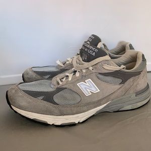 New Balance Made in USA 993 Core Grey size 14 Wide in used condition